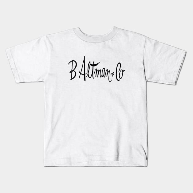 B. Altman Department Store Kids T-Shirt by fiercewoman101